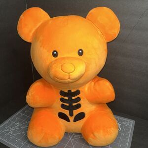 Orange Skeleton Gummy Bear Stuffed Plush Way To Celebrate Walmart Large